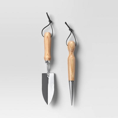 Zestaw narzędzi do roślin 2 szt. (stal nierdzewna)